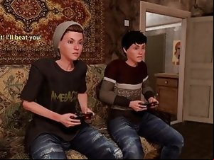 3D Shemale Mom and Sissy Step-Son Compilation Animation Sex