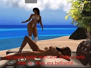 Tranny sex on the beach