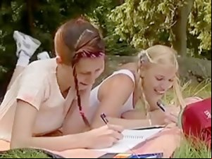 Outdoor threesome