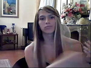 Amazing crossdresser whore posing solo on camera